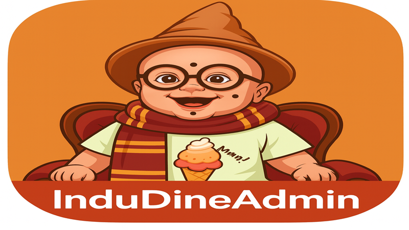 InduDine restaurant admin and waiter app